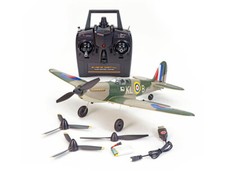 Volantex  Supermarine Spitfire GREEN/BROWN 400 v2 RTF 4Ch RC Plane V761-12V2G
