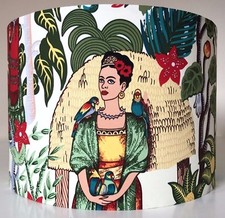Lampshade Frida Garden Frida Kahlo Alexander Henry fabric Table Ceiling HANDMADE