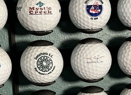 Display golf ball holder - golf,