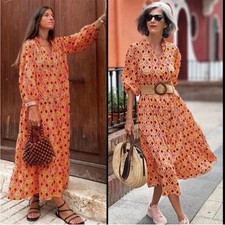 Zara Women's Kaftan Dress Size