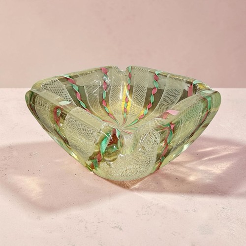 Murano zanfirico art glass - zanfirico,