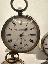 Antique Job Lot Of  Silver Pocket Watches & Movements. Fusee, Swiss, 925, 935.