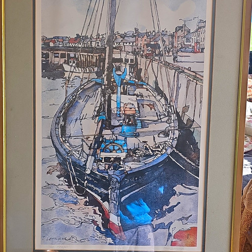 Leonard framed signed - leonard,