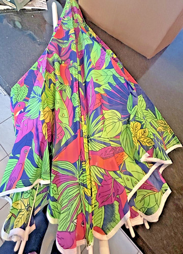 Vintage tropical parrot beach - parrot,