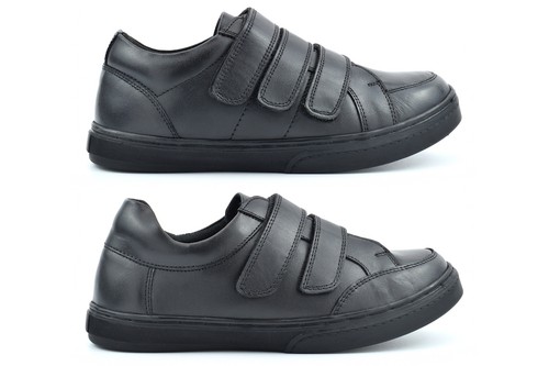Boys leather school - leather, size