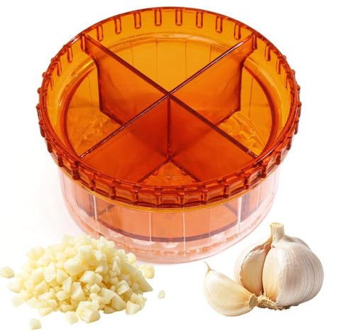 Manual garlic slicer - and, meat