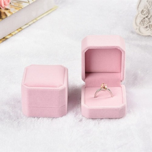 Square velvet jewellery - square,