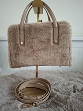 Dune London Beige Faux Fur