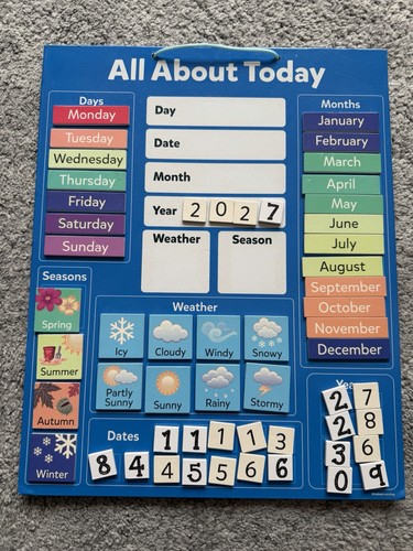 Magnetic kids calendar - magnetic,