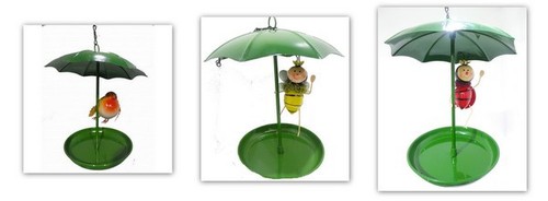 Fountasia umbrella bird dish - umbrella,