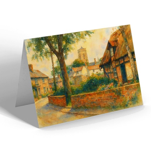 Notelet the village - notelet,