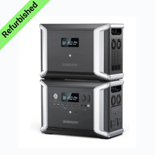Dabbsson DBS2300 Power Station with Extra Battery 5300Wh Solar Generator Camping