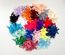 Satin Ribbon Bows Wedding Craft 7mm Pk 20/50/100 Colours/Mixed & Matching Ribbon