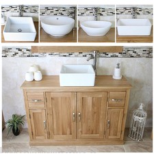 Bathroom Vanity Unit Oak