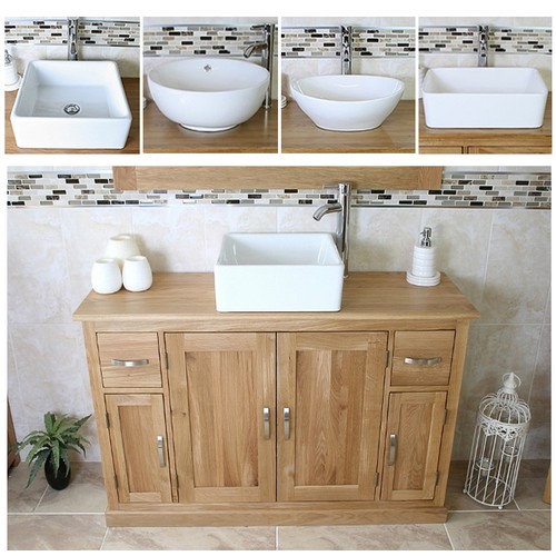 Bathroom vanity unit oak - unit,