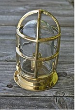 Nautical solid brass swan - brass, neck