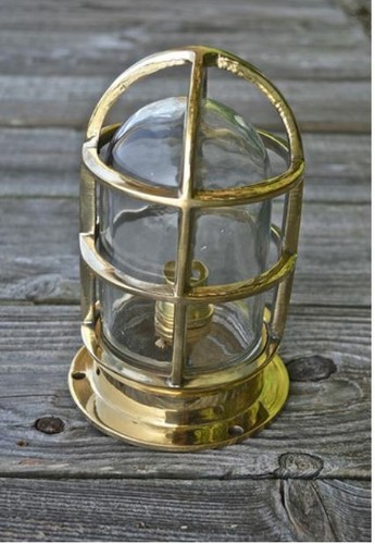 Nautical solid brass swan neck - swan,