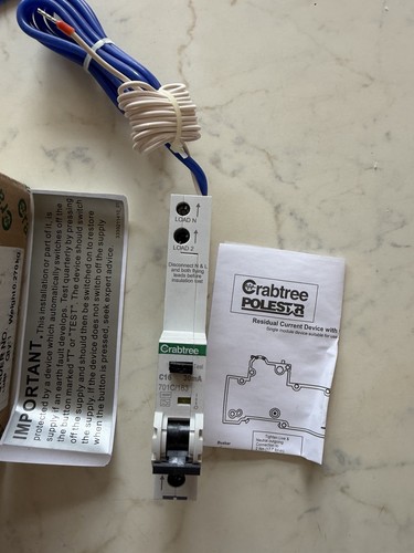 Crabtree polestar rcbo - crabtree, c15