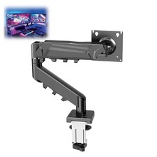 Single Monitor Arm Desk Mount 13"-32" Screens Stand Bracket with Clamp 9kg Load