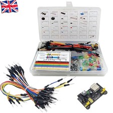 Basic Electronics Starter Kit with UNO R3 Board Enclosure for Arduino Project UK