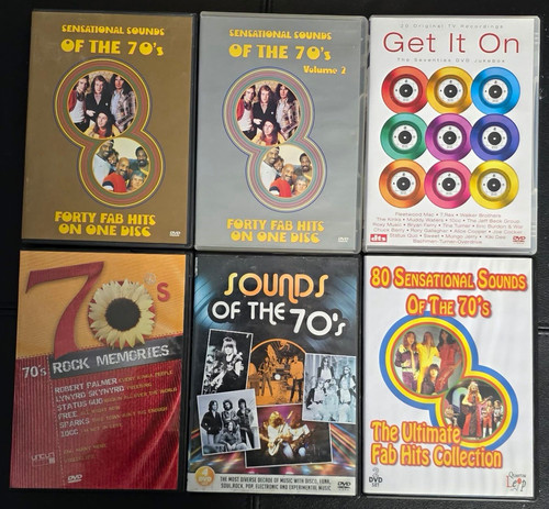 70s classic music - dvds, 6