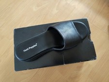 Womens Hush Puppies Black Mule