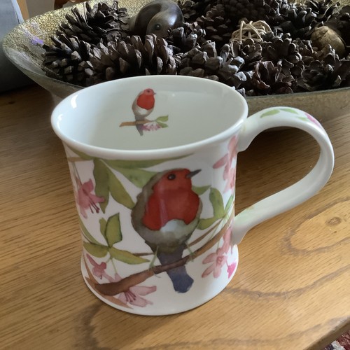 Dunoon robin mug fine - robin,