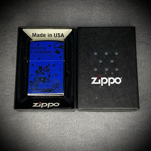 Zippo lighter moon landing - zippo,