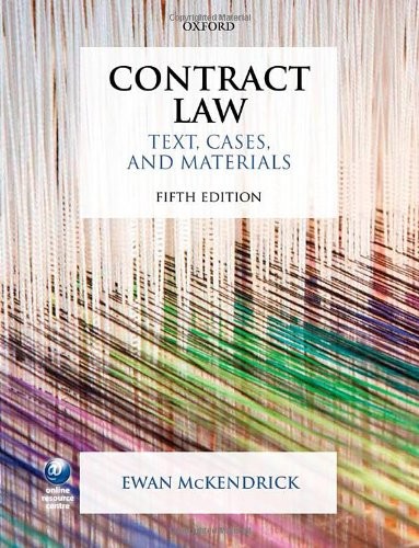 Contract law text cases - law:, text,