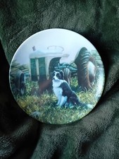 Royal Worchester Collectors Plate: Farmers Friend 'The Border Collie'