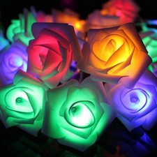 LED Rose Flower Lights