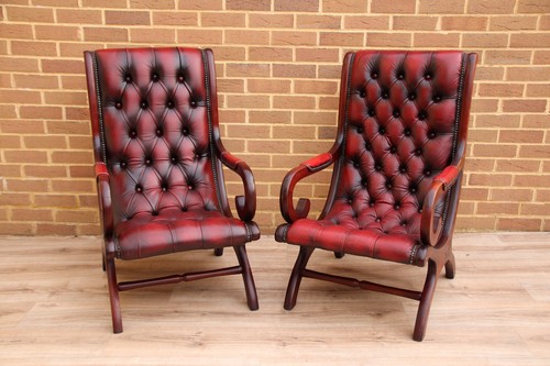 Pair chesterfield slipper - pair,