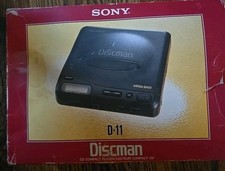 Vintage Sony Black Discman CD