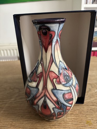 Moorcroft vase centenarian - moorcroft, vase-