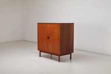 Peter Hvidt & Orla Molgaard-Nielsen Teak Cabinet, 1956 Solid teak  brass details