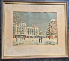 Maurice Utrillo Vintage Framed