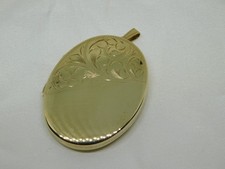 9ct Gold Large Oval Half