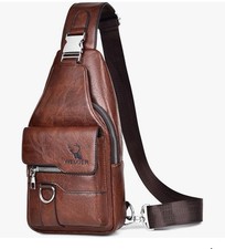 Sling Bag ,Leather Chest Bag