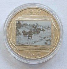 2019 WWII Road To Victory D Day Landings Gibraltar Half Crown Silver Proof Coin