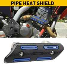 Exhaust Heat Shield Cover Blue Protector Protection Pipe Fits KTM HONDA YAMAHA