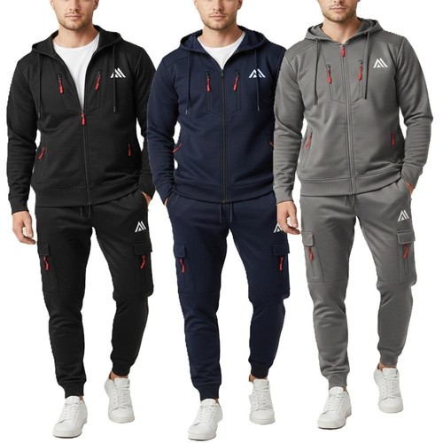 Mens slim fit hoodie tracksuit - mens,