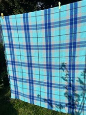 Vtg trad. wool blanket throw