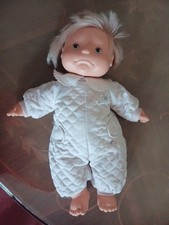 Famosa Baby Expressions 16" Vintage Doll 1990s Spain With Soft Body