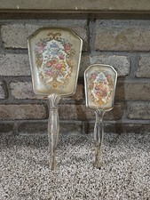 Vtg 40s 50s Floral Petit Point