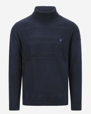 Gabicci EMILIO Roll Neck Knit Navy