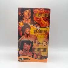 Rambo Trilogy VHS Box Set New