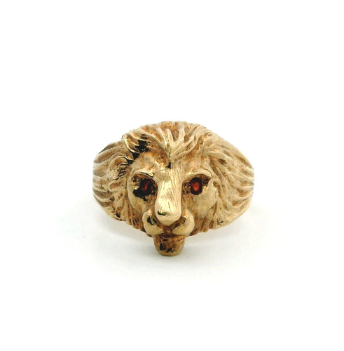 9ct yellow gold lion - 9ct,