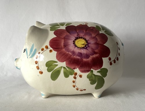 Vintage large hand painted - a,