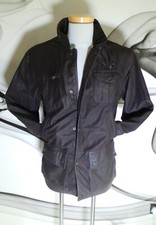 RARE Barbour BUSHMAN LEATHER