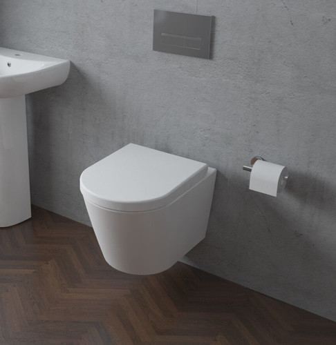 Bathroom modern rimless wall - rimless,